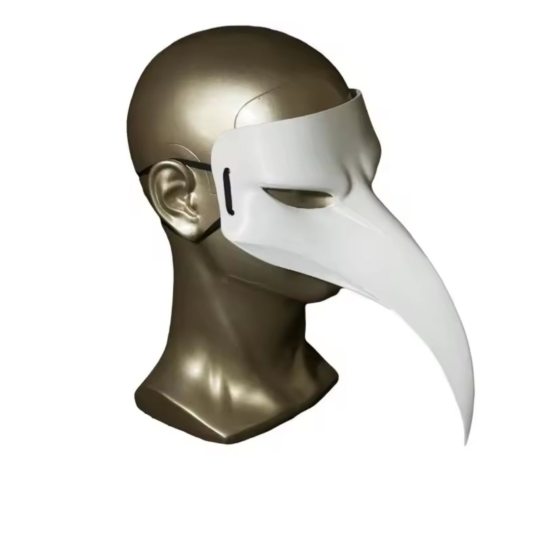 Pestdoktersmasker met Vogelbek PLA Zwart Unisex Horror Cosplay Halloween Feest Kostuum Accessoire Carnaval | Sansoti
