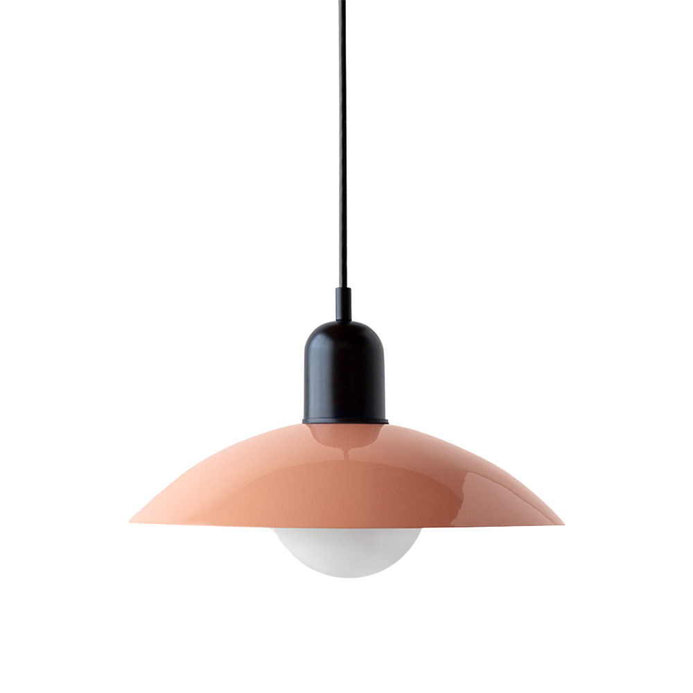 Macaron Hängeleuchte Ø32 cm Eisen Schwarz Weiß Esstisch Beleuchtung Skandinavisches Design Küchenlampe Modern Minimalistisch | Restfield