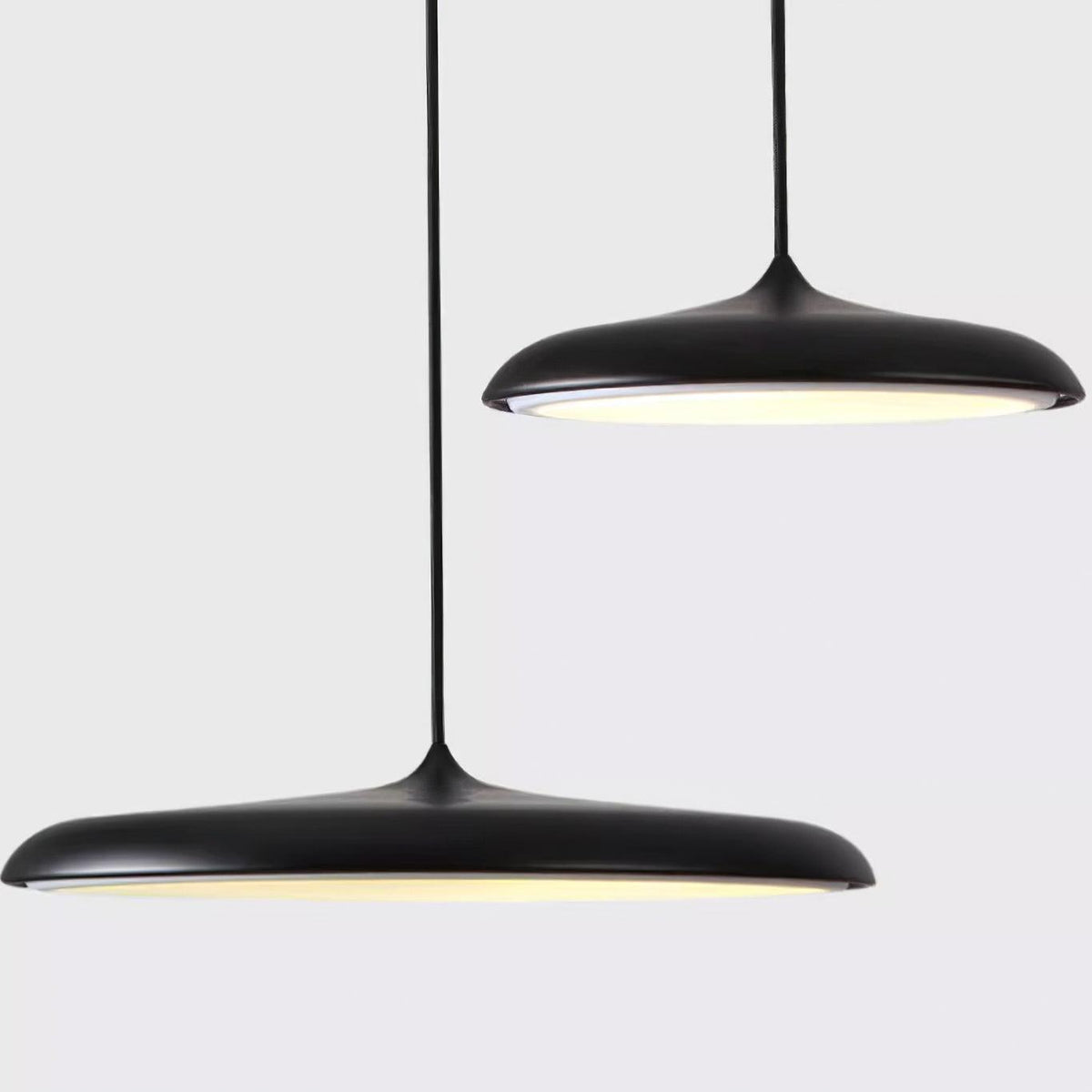 Pendelleuchte aus Metall und Acryl, dimmbar, für Kücheninsel, Esstisch und Wohnzimmer, Pastellfarben, minimalistisches Design | Sansoti