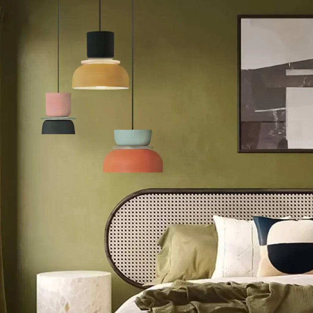 Acryl Hanglamp Nyra Meerkleurig Lampenkap Bolvorm Met E27 Fitting Drie Verlichtingsmodi | Sansoti