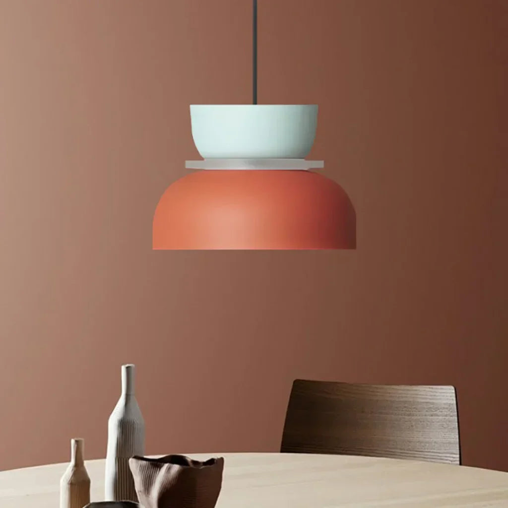 Hängeleuchte Acryl Farbblock Macaron Skandinavisch Nordisch E27 18-29cm Pastell Wohnzimmer Esszimmer | Restfield