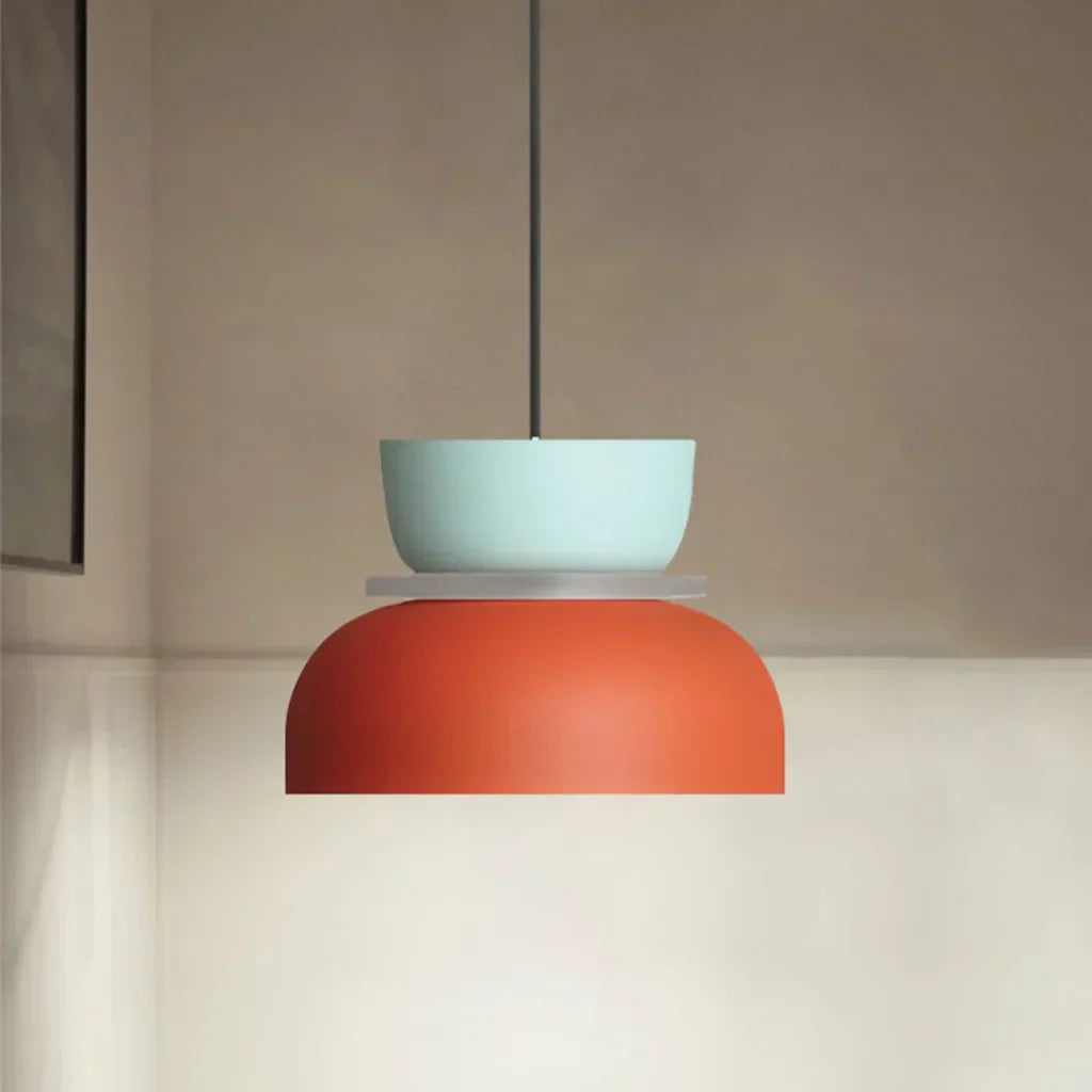 Hängeleuchte Acryl Farbblock Macaron Skandinavisch Nordisch E27 18-29cm Pastell Wohnzimmer Esszimmer | Restfield