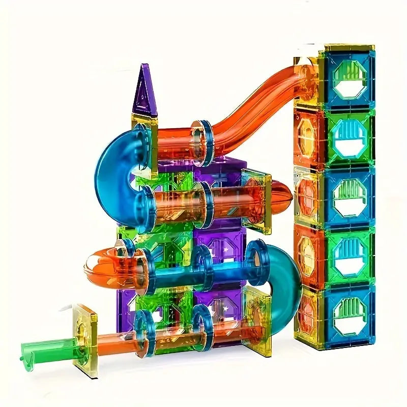 Magnetisch Bouwblokken Set 69-Delig – Educatief Constructiespeelgoed voor Creatieve Ontdekkingen | Sansoti