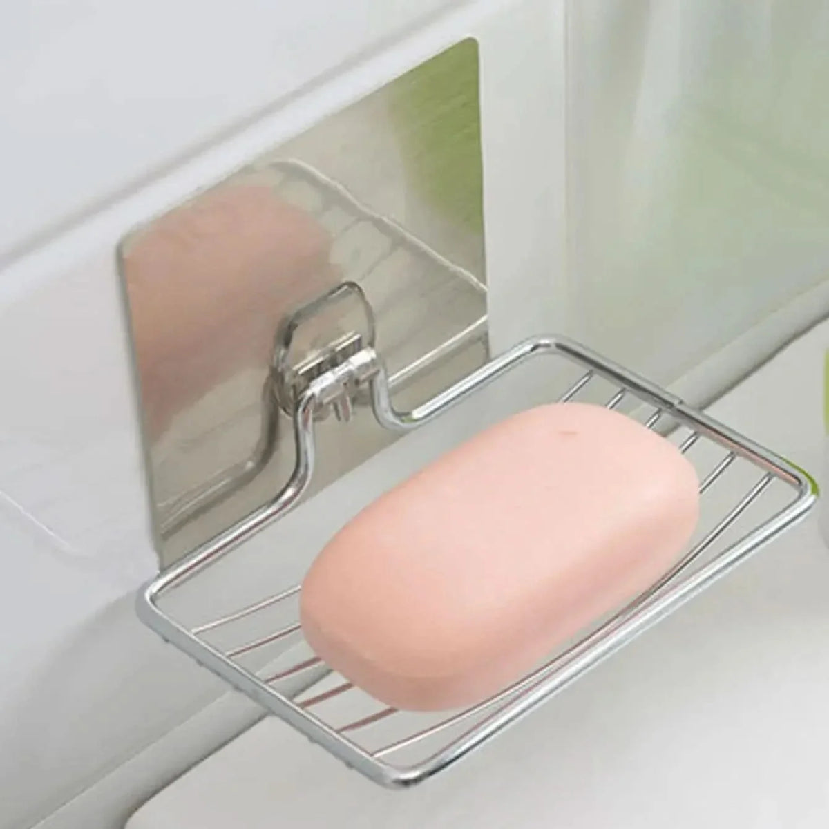 Zeephouder Wandmontage RVS met Drainage voor Droge Zeep Badkamer Douche Organizer Wand Zeepbakje Zeepdispenser | Sansoti