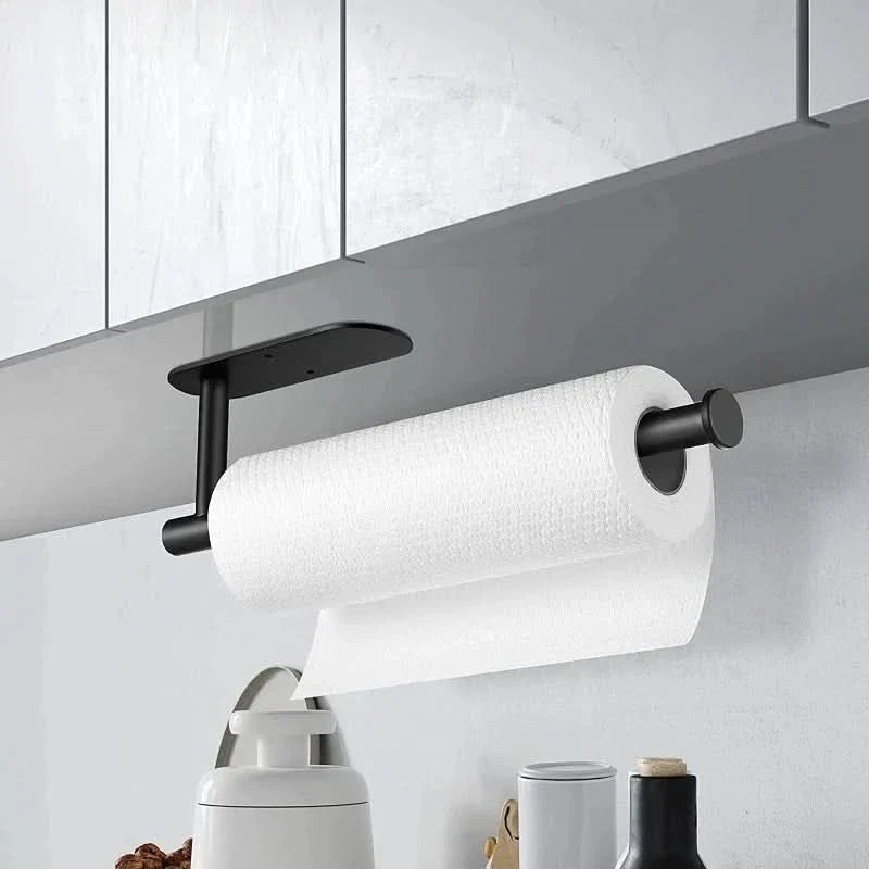 Keukenpapierhouder Wandmontage RVS Zelfklevend Schroefbevestiging Keukenrol Houder voor Keuken Badkamer | Sansoti