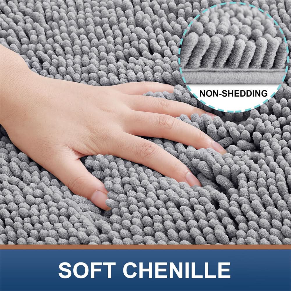 Antislip Badmat Microfiber Snel Drogend Extra Zacht Badkamerkleed Absorberend Douchemat Diverse Kleuren Maten | Sansoti