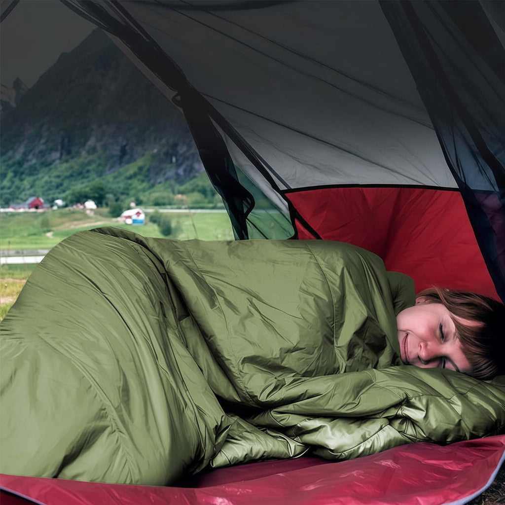 Envelop Slaapzak Thermisch Gewatteerd Polyester Camping Hiking Outdoor Reizen Warm Comfortabel Seizoenen | Sansoti