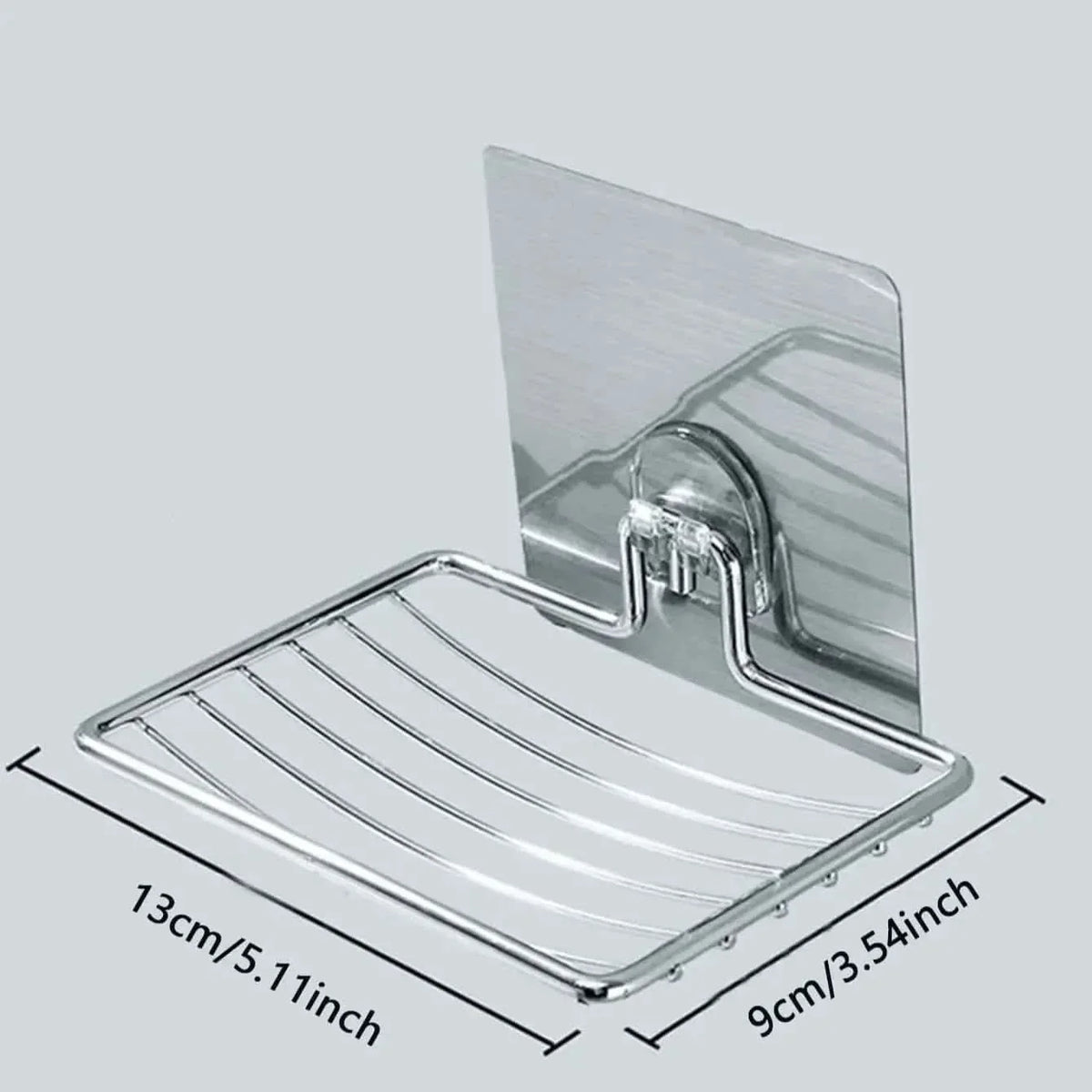 Zeephouder Wandmontage RVS met Drainage voor Droge Zeep Badkamer Douche Organizer Wand Zeepbakje Zeepdispenser | Sansoti