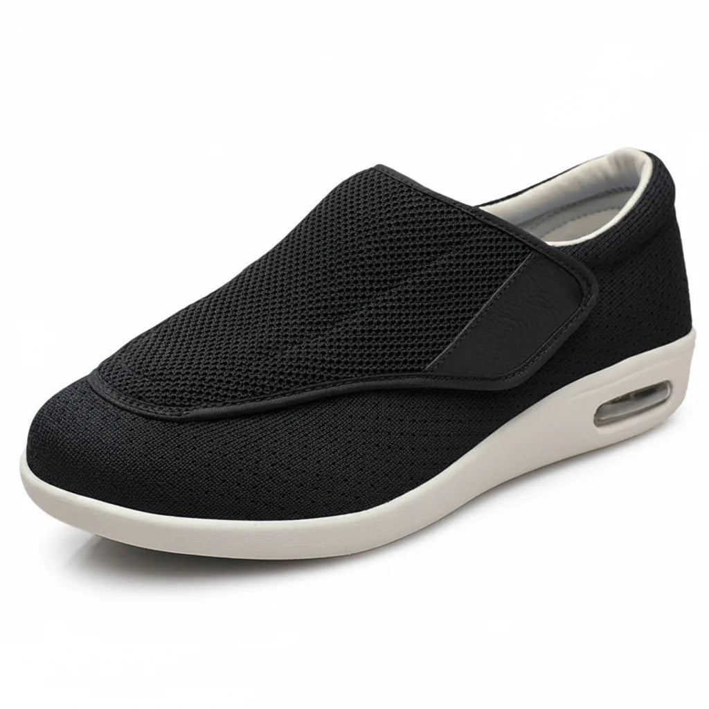Brede Instapschoenen voor Gevoelige en Gezwollen Voeten – Memory Foam Inlegzool – Naadloos Interieur – Diabetische Comfortschoenen voor Dagelijks Gebruik | Sansoti