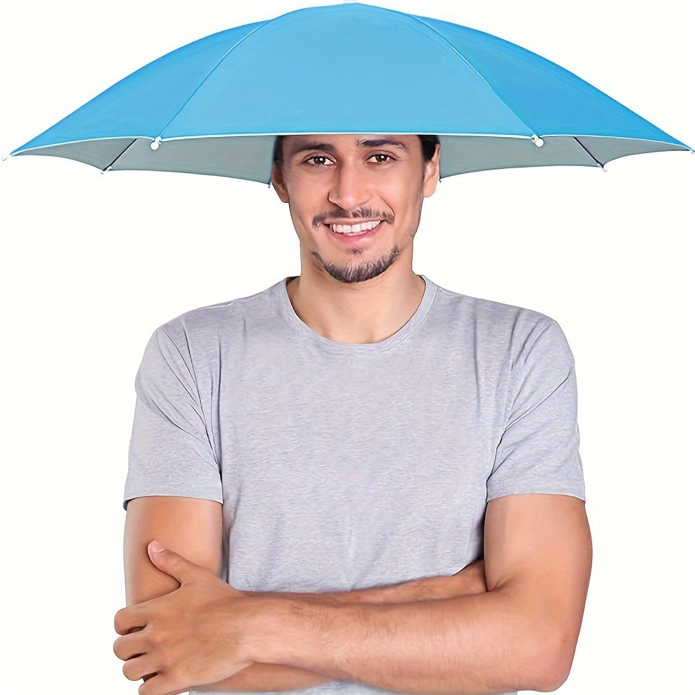 Paraplu Hoed Handsfree Zonbescherming Tuin Wandelen Vissen Strand Camping Opvouwbaar UV Filter Hoofdparasol | Sansoti