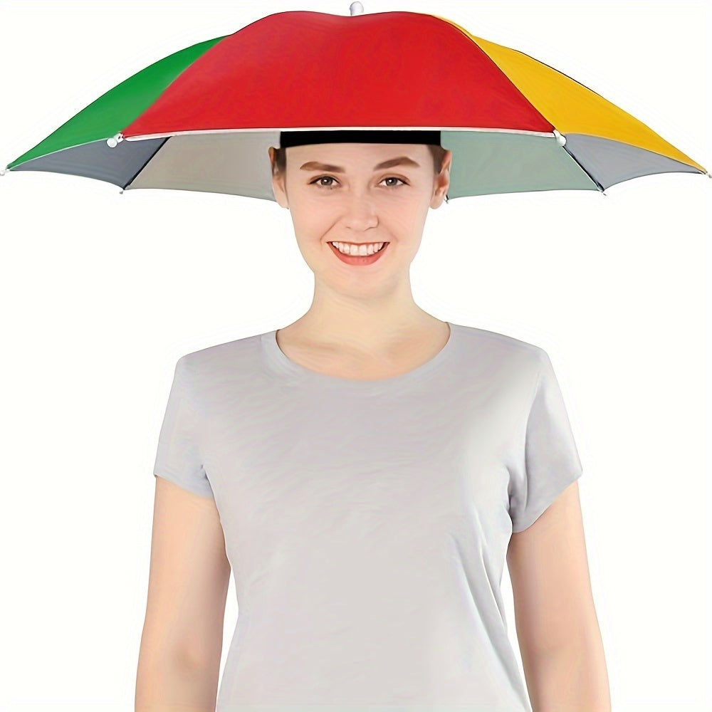 Paraplu Hoed Handsfree Zonbescherming Tuin Wandelen Vissen Strand Camping Opvouwbaar UV Filter Hoofdparasol | Sansoti