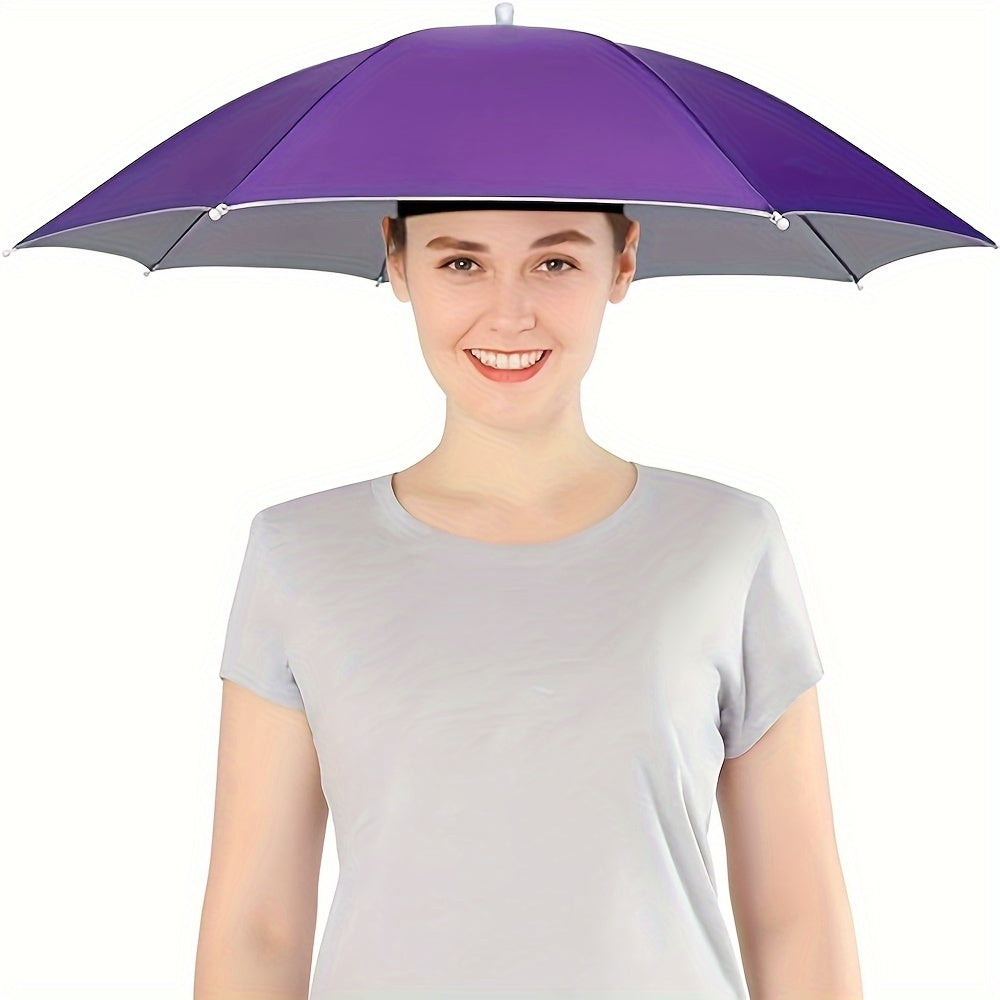 Paraplu Hoed Handsfree Zonbescherming Tuin Wandelen Vissen Strand Camping Opvouwbaar UV Filter Hoofdparasol | Sansoti