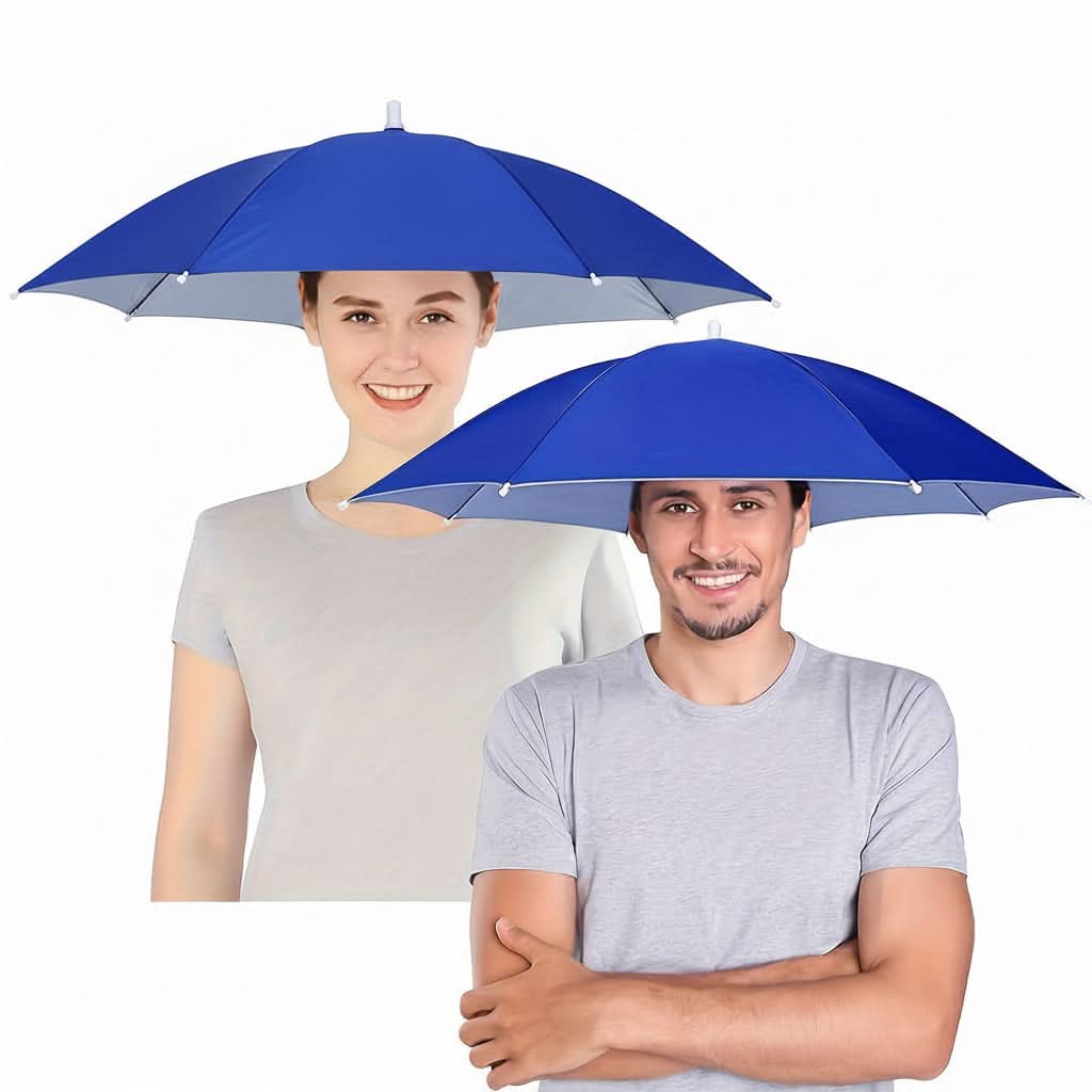 Paraplu Hoed Handsfree Zonbescherming Tuin Wandelen Vissen Strand Camping Opvouwbaar UV Filter Hoofdparasol | Sansoti
