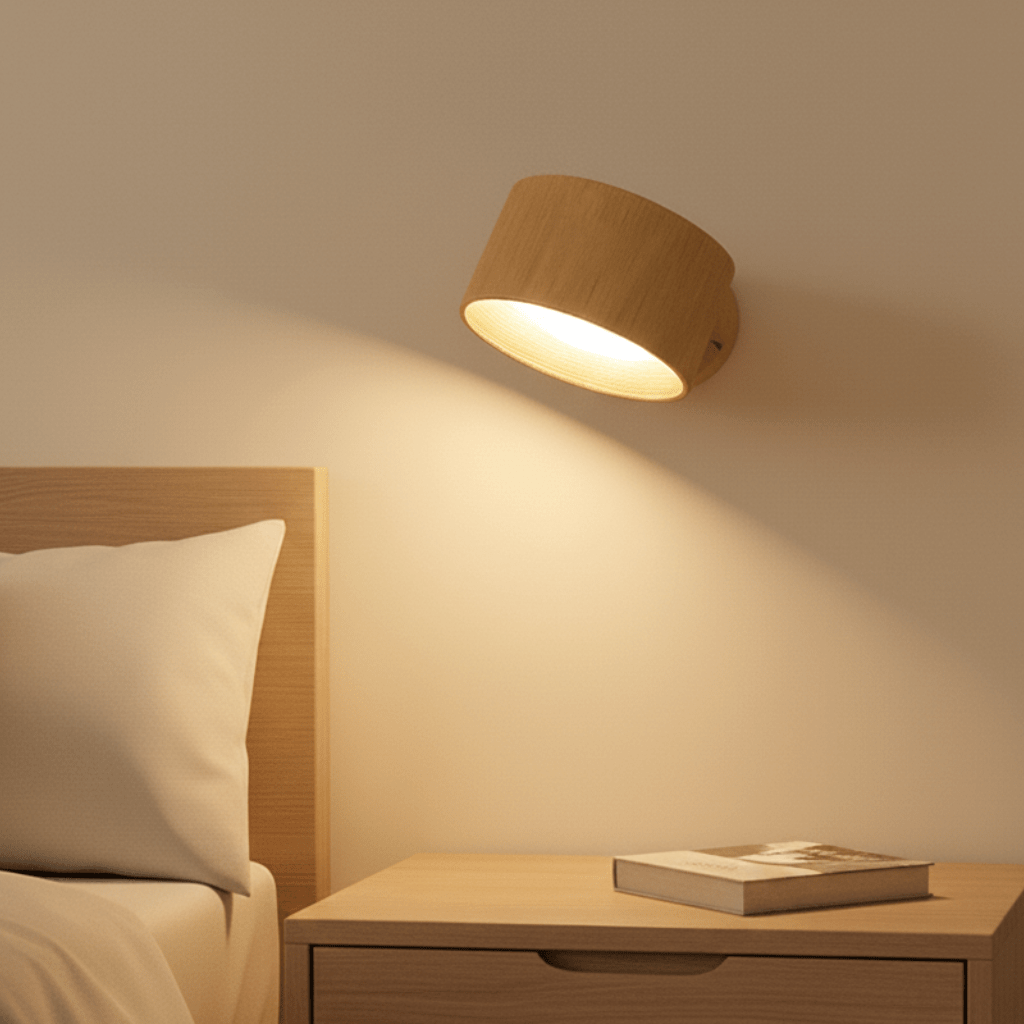 Applique Murale Sans Fil avec Télécommande – Éclairage Mural LED Scandinave Sans Câble | Restfield