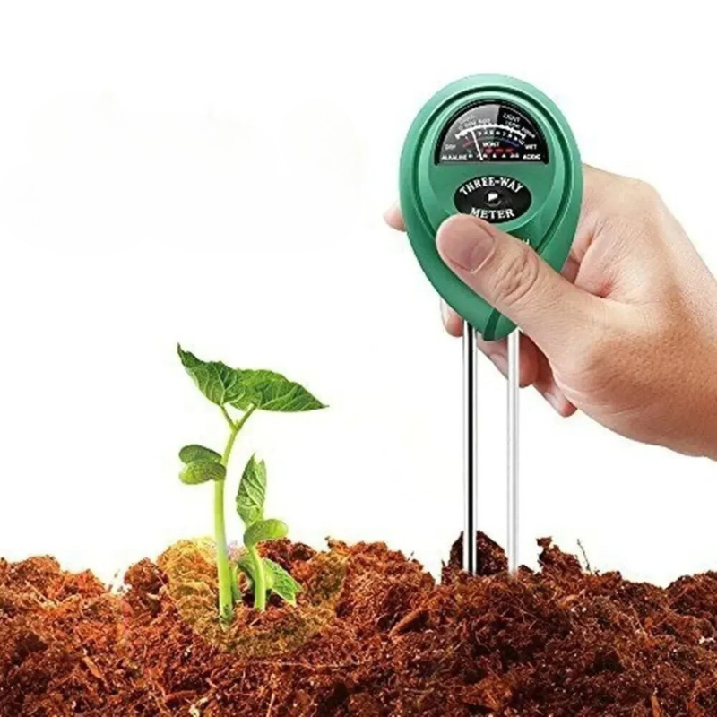 3-in-1 Soil Meter Moisture Light pH Level Garden Houseplants Soil Tester Plant Care Gardening Soil Analysis | Sansoti