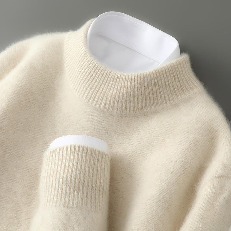 Luxe Kasjmieren Trui met Opstaande Kraag - Tijdloze Elegante Bovenkleding voor Dames en Heren Winter | Sansoti