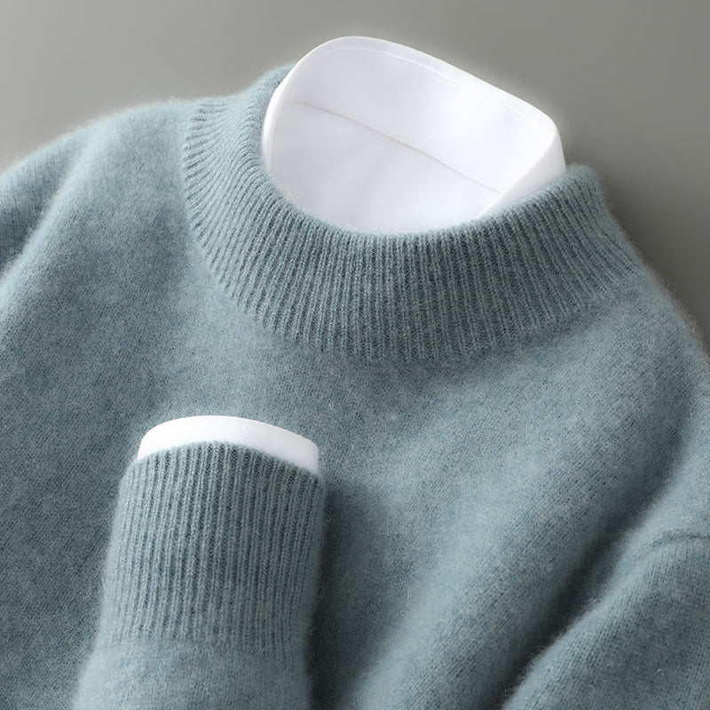Luxe Kasjmieren Trui met Opstaande Kraag - Tijdloze Elegante Bovenkleding voor Dames en Heren Winter | Sansoti