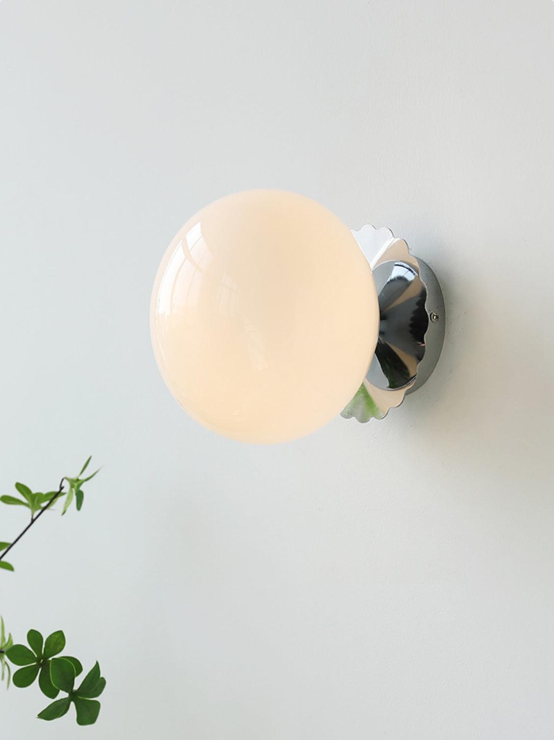 Glazen Wandlamp met Gekleurde Diffuser – Dimbare Armatuur Wand & Plafond Converteerbaar | Sansoti