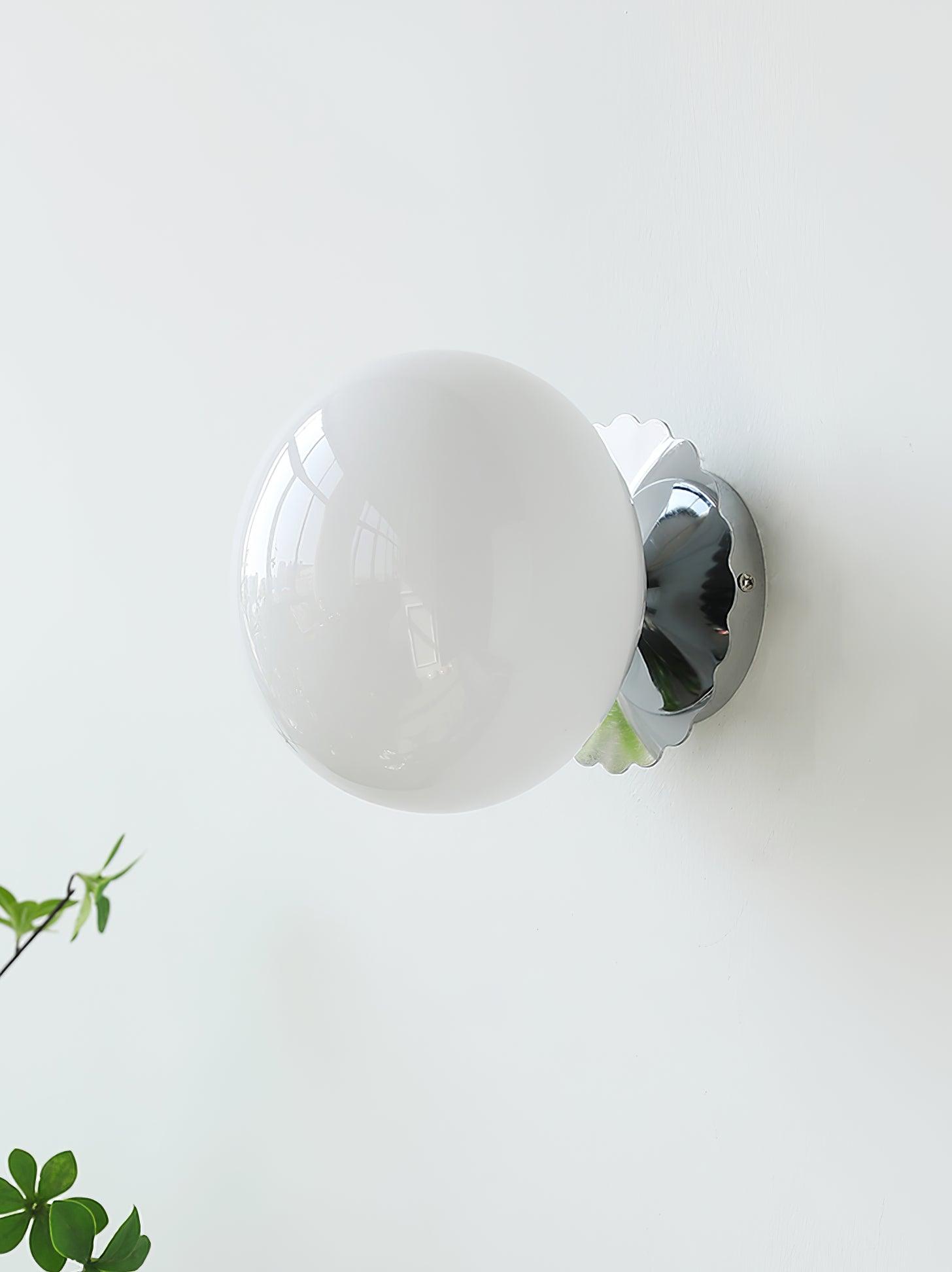Glazen Wandlamp met Gekleurde Diffuser – Dimbare Armatuur Wand & Plafond Converteerbaar | Sansoti