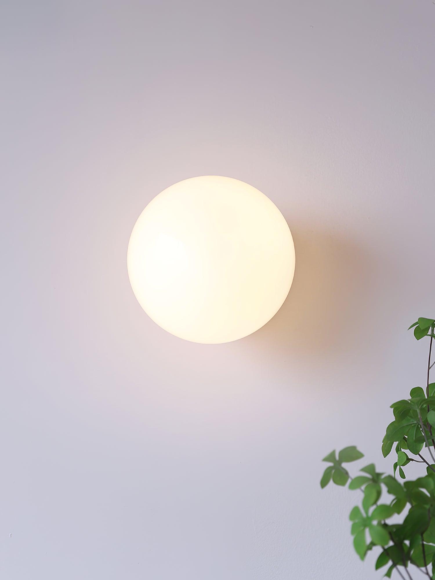 Glazen Wandlamp met Gekleurde Diffuser – Dimbare Armatuur Wand & Plafond Converteerbaar | Sansoti