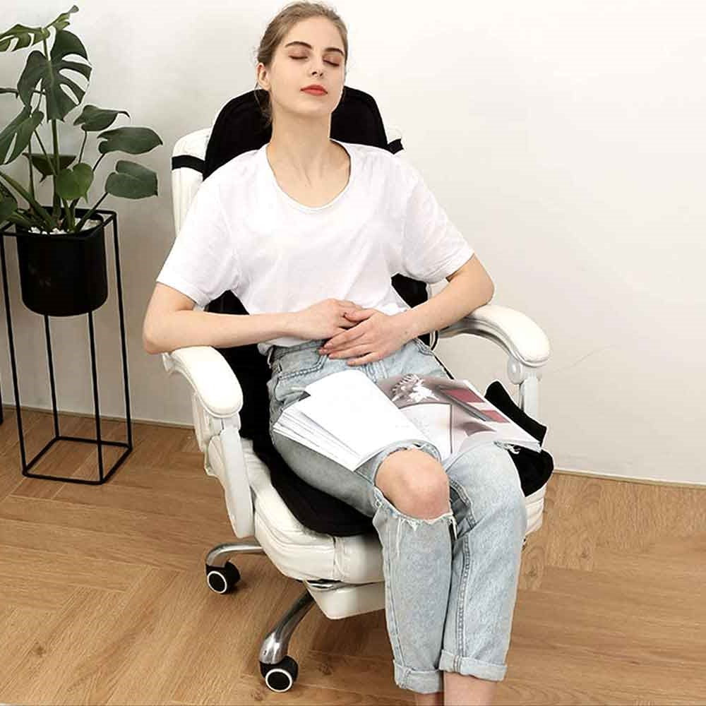 Elektrisches Massagekissen mit 8 Programmen, beheizter Nackenstütze und Shiatsu-Funktion für Stuhl, Auto und Zuhause, zur Entspannung | Sansoti