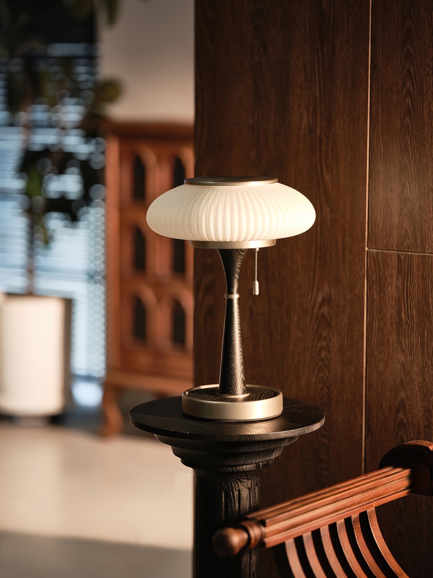 Tafellamp met Paddenstoelkap – Vintage Designverlichting voor Bureaus en Nachtkastjes | Sansoti