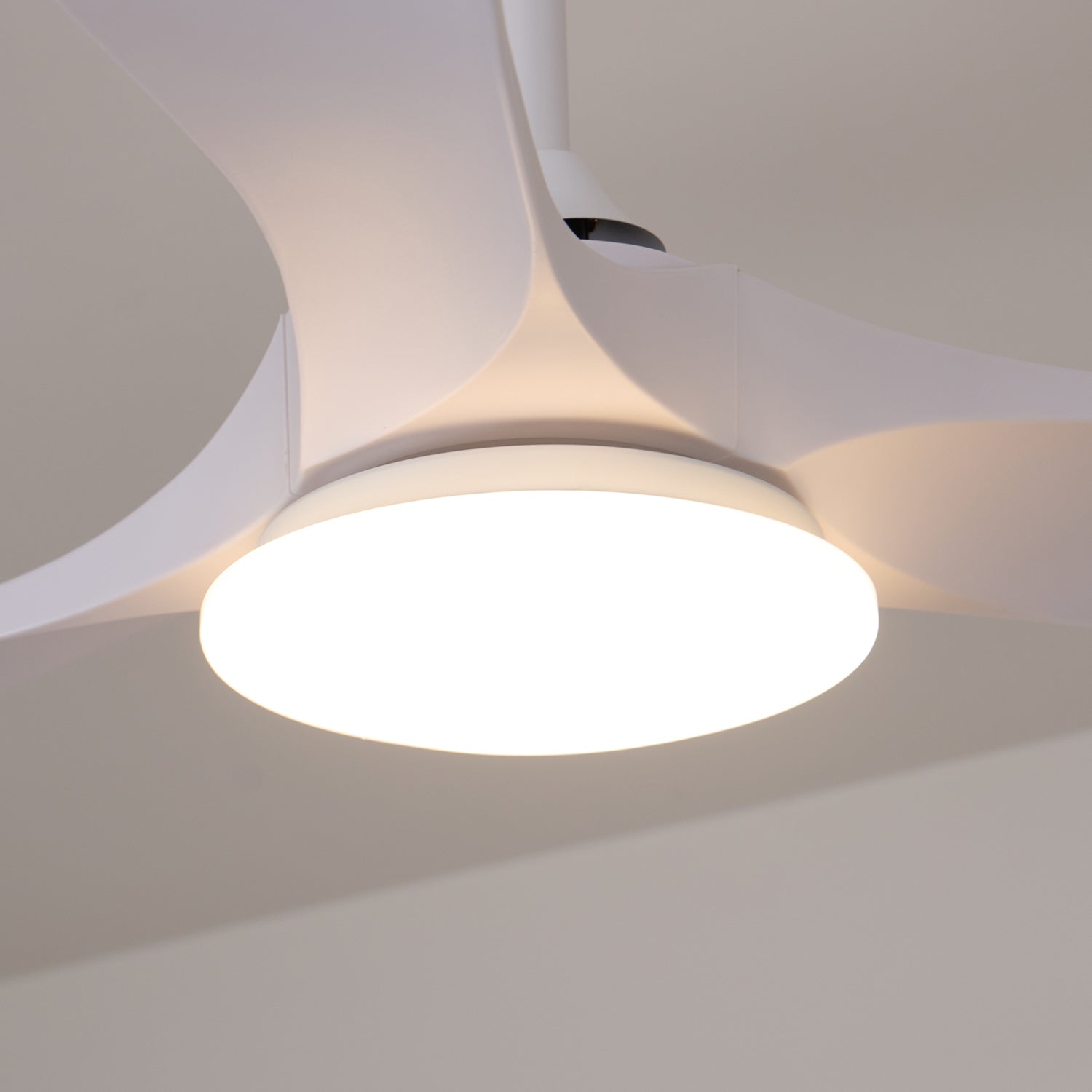 Plafondventilator met Verlichting 42″/52″ Massief Hout LED 6 Snelheden Afstandsbediening DC Motor Draadloze Wandschakelaar Compatible Woonkamer Slaapkamer | Sansoti