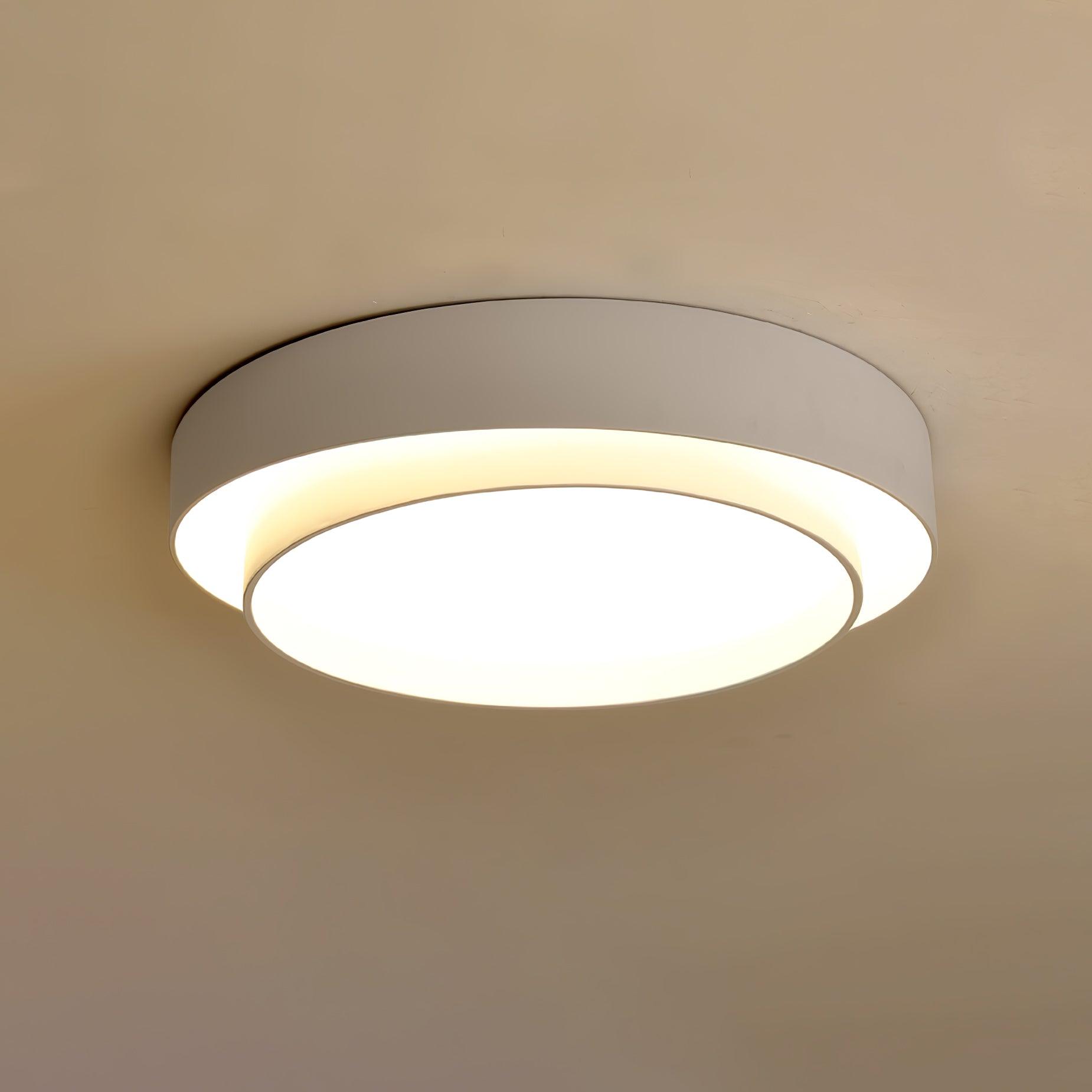Plafondlamp Cilinder IJzer Acryl Wit Grijs Zwart Woonkamer Slaapkamer LED 3000K 4000K 6000K Ø40 Ø50 Ø60cm Plafonnière Dimbaar | Sansoti
