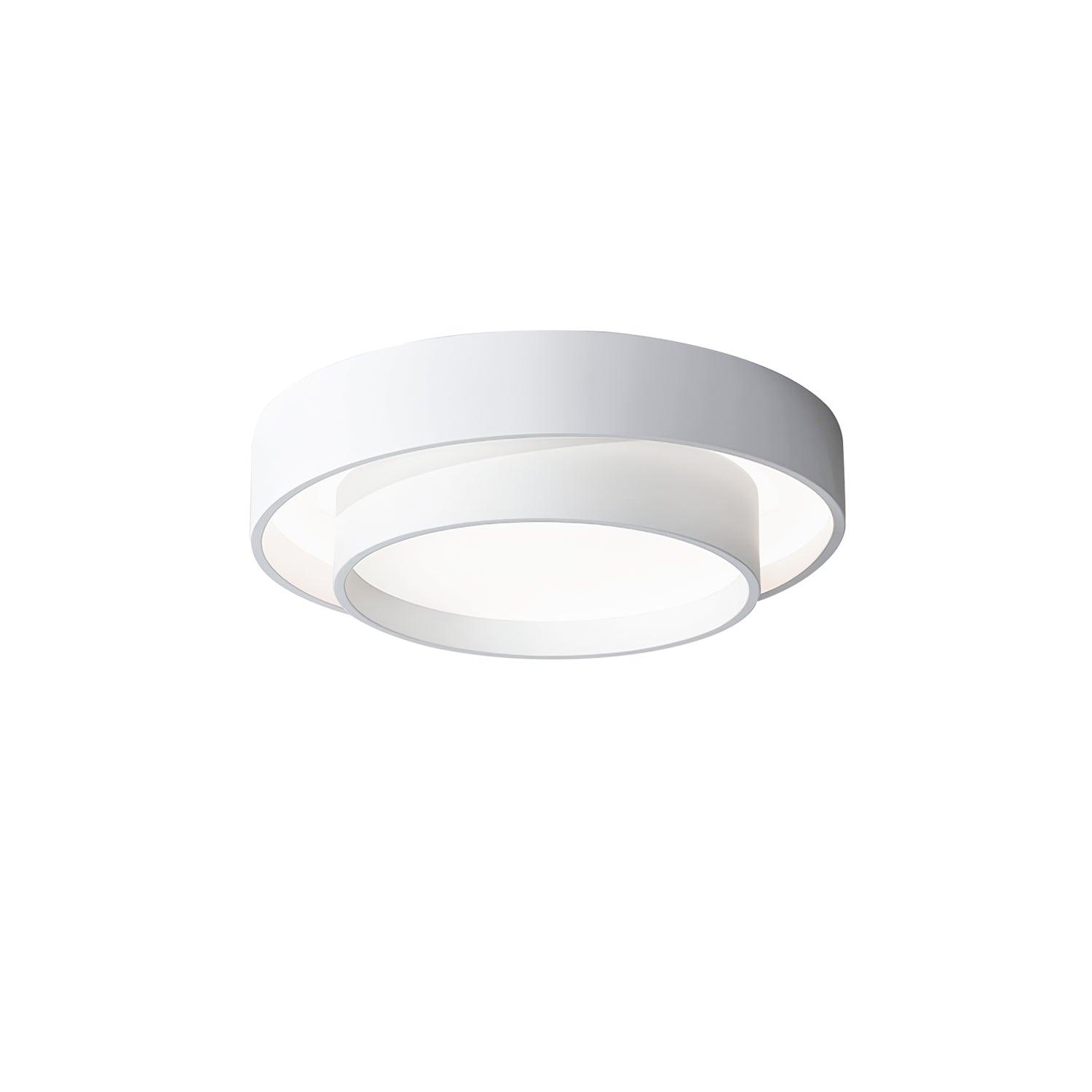 Plafondlamp Cilinder IJzer Acryl Wit Grijs Zwart Woonkamer Slaapkamer LED 3000K 4000K 6000K Ø40 Ø50 Ø60cm Plafonnière Dimbaar | Sansoti