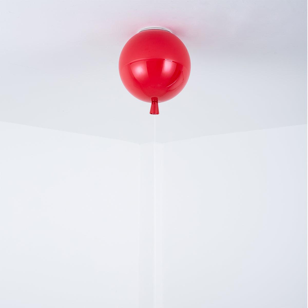 Ballonlampe Deckenleuchte Kunststoff Weiß Blau Rosa Orange Kinderzimmer Wohnzimmer Ø25 Ø30 Ø35cm Hängelampe Verspielter Zugschnur | Restfield