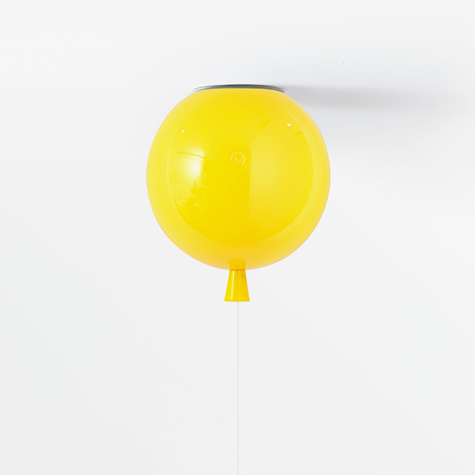 Ballonlampe Deckenleuchte Kunststoff Weiß Blau Rosa Orange Kinderzimmer Wohnzimmer Ø25 Ø30 Ø35cm Hängelampe Verspielter Zugschnur | Restfield