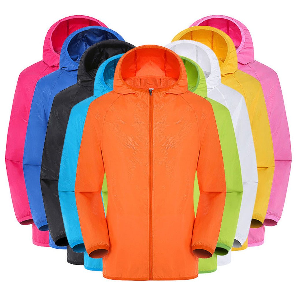 Windproof Ultralight Rain Jacket for Outdoor Adventures | Sansoti