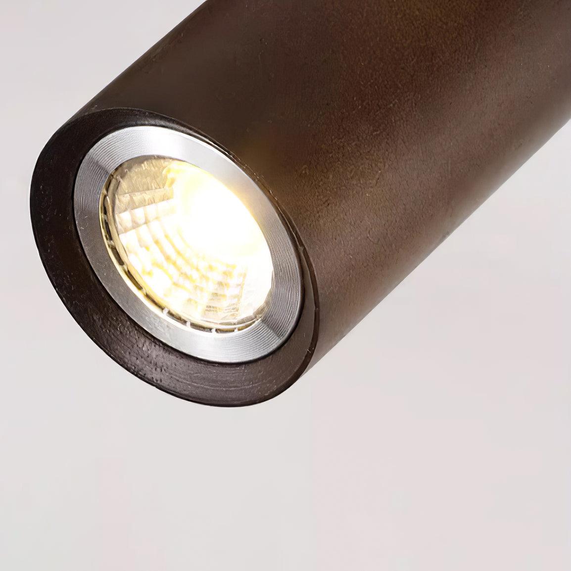 Holz Schienendeckenleuchte LED Holzoptik Gold Verstellbare Spots Wohnzimmer Küche Flur Skandinavisch Modern | Restfield