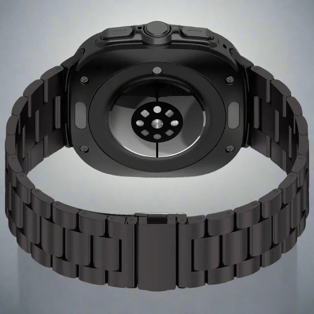 Stainless Steel Watch Band 47mm Smartwatch Metal Band Premium Finish Adjustable Wristband Elegant | Sansoti