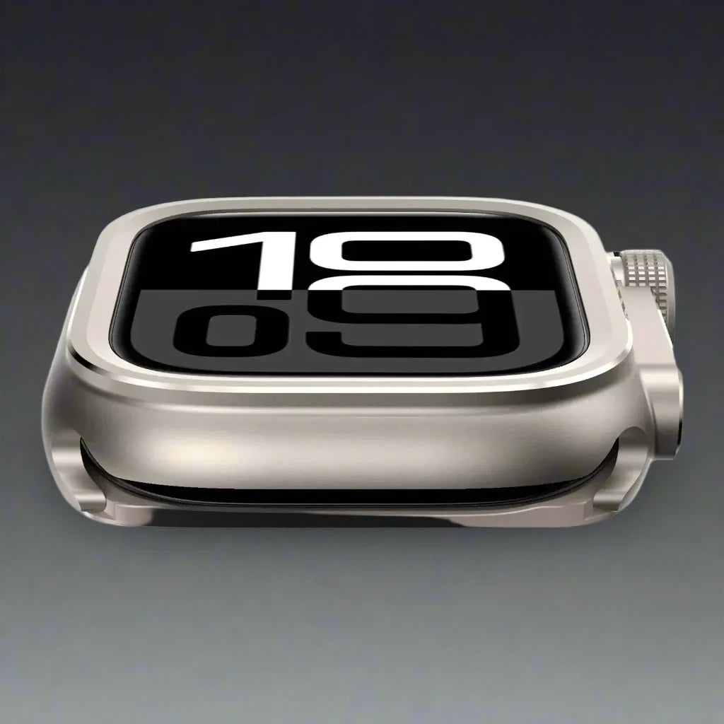 Titanium Smartwatch Protective Case 360° Full Protection 42-49mm Watch Housing Wearables Premium Case | Sansoti