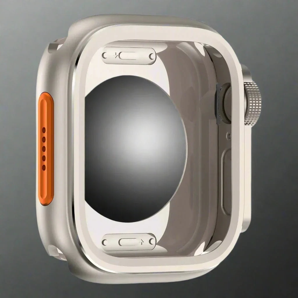 Titanium Smartwatch Protective Case 360° Full Protection 42-49mm Watch Housing Wearables Premium Case | Sansoti