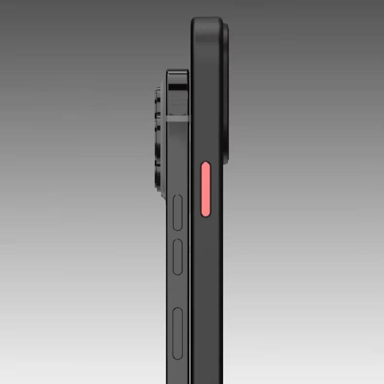 Magnetische Telefoonhoes met Metalen Lensring voor iPhone 13-17 Transparant Schokbestendig Beschermhoes | Sansoti