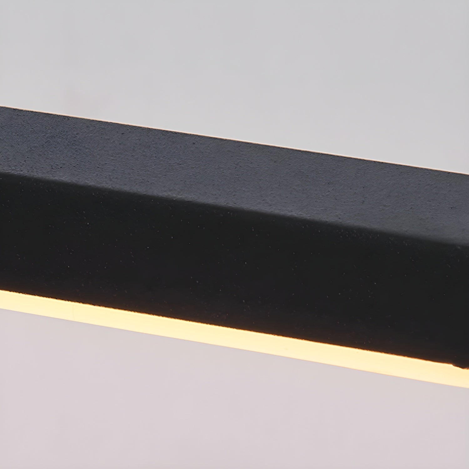 Lineaire Spiegelverlichting Metaal – Geïntegreerde LED Wandlamp in Zwart – 3 Lengtes | Sansoti