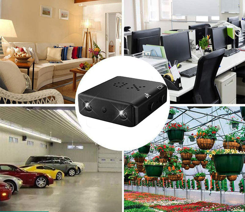Discreet Compacte Beveiligingscamera Full-HD 1080P WiFi Nachtzicht Bewegingsdetectie | Sansoti
