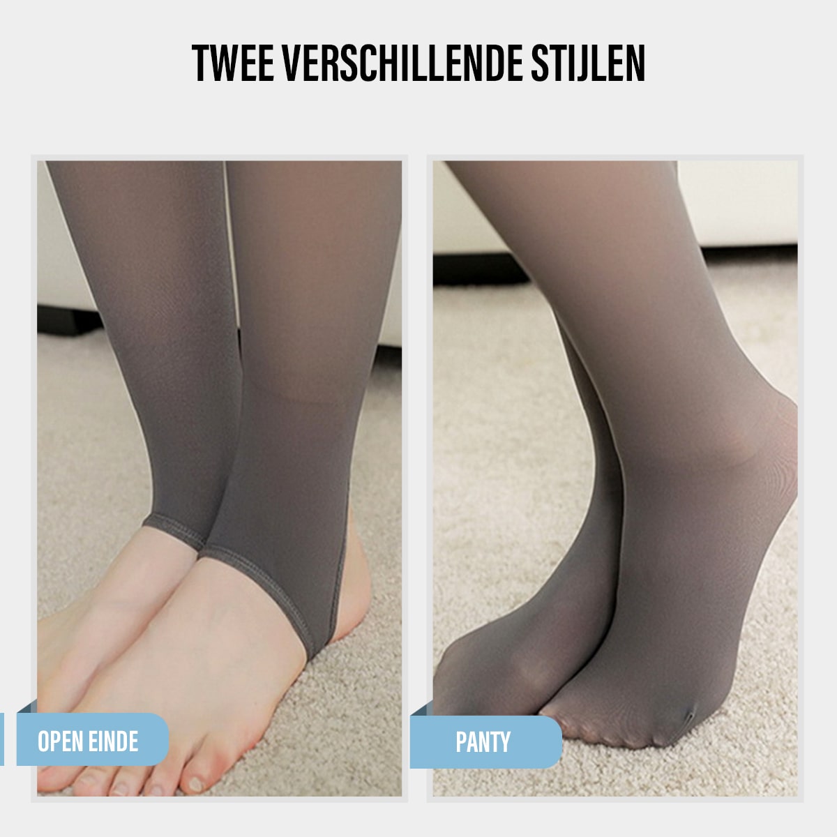 Fleece-Strumpfhose Thermoleggings Durchscheinende Optik Schwarz Grau Braun Beige Hohe Taille Winter-Damenunterwäsche | Sansoti