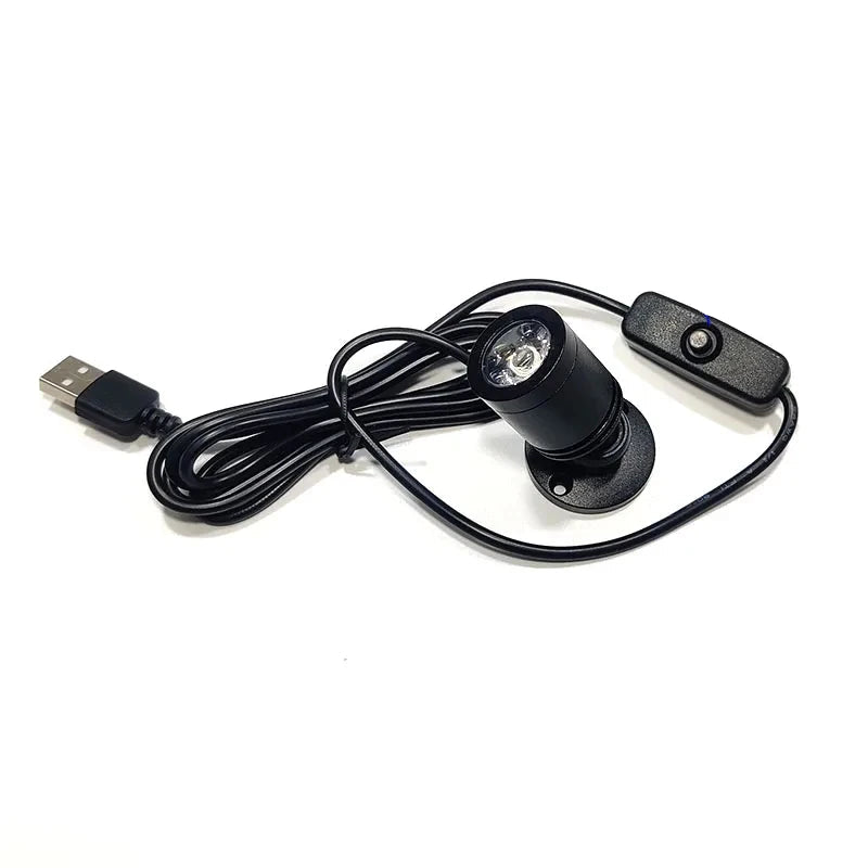 Mini LED Spotje 1W/3W USB Aluminium Warm & Koud Wit – Verstelbare Accentverlichting 30° Stralingshoek voor Kasten, Vitrines & Display | Sansoti