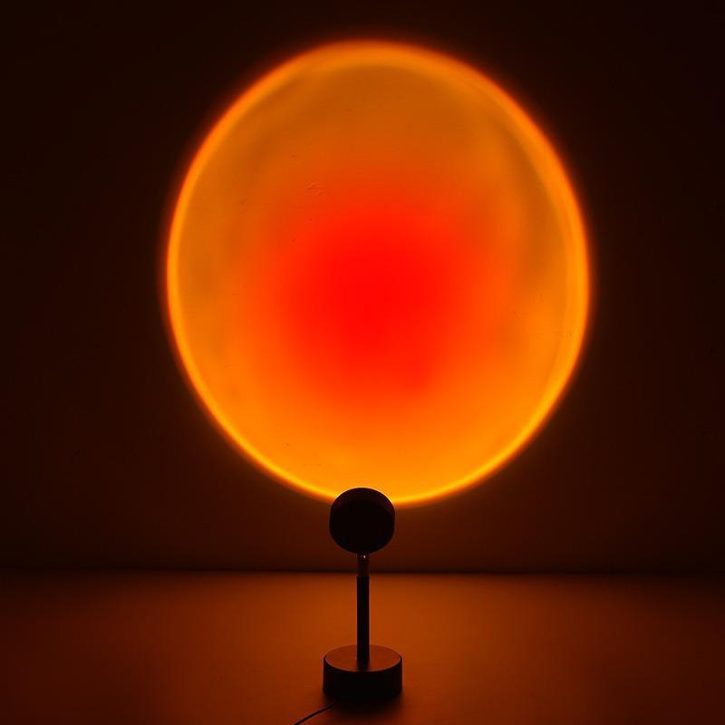 Tischlampe mit Sonnenuntergangsprojektion Stimmungslicht LED Dimmbares Nachtlicht für Schlafzimmer Wohnzimmer Ambiente | Sansoti