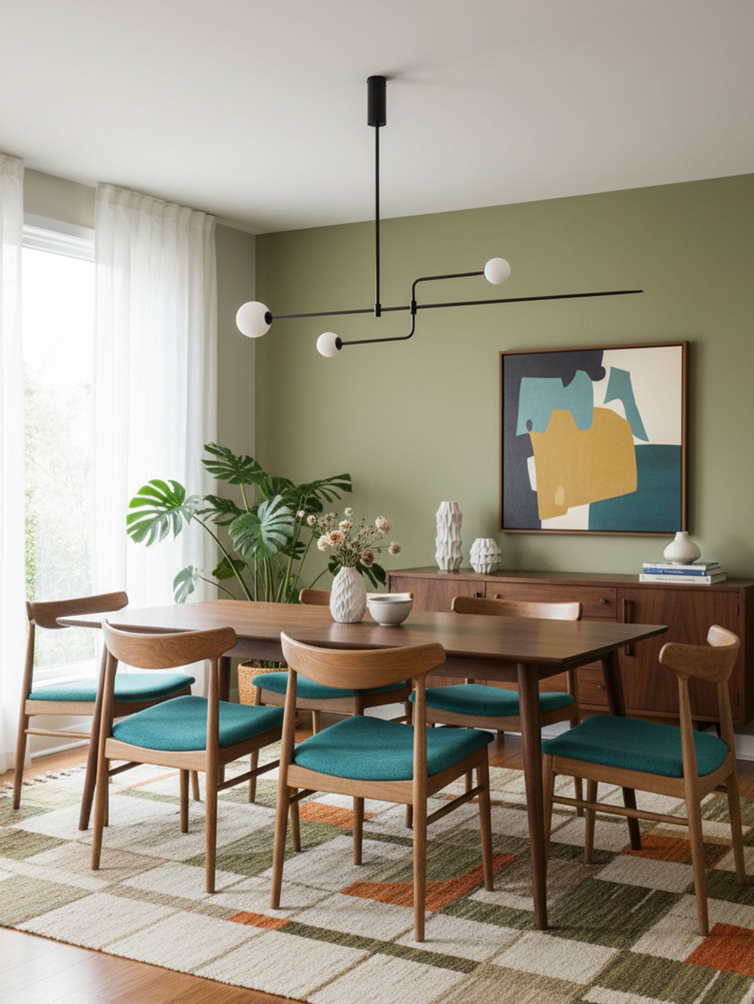 Mobiel Plafondlamp met Glazen Bollen – Modern Messing of Zwart Design – 9 Configuraties – G9 & G4 Fitting | Sansoti