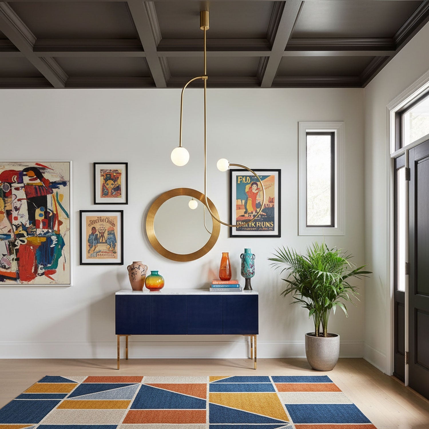 Mobiel Plafondlamp met Glazen Bollen – Modern Messing of Zwart Design – 9 Configuraties – G9 & G4 Fitting | Sansoti
