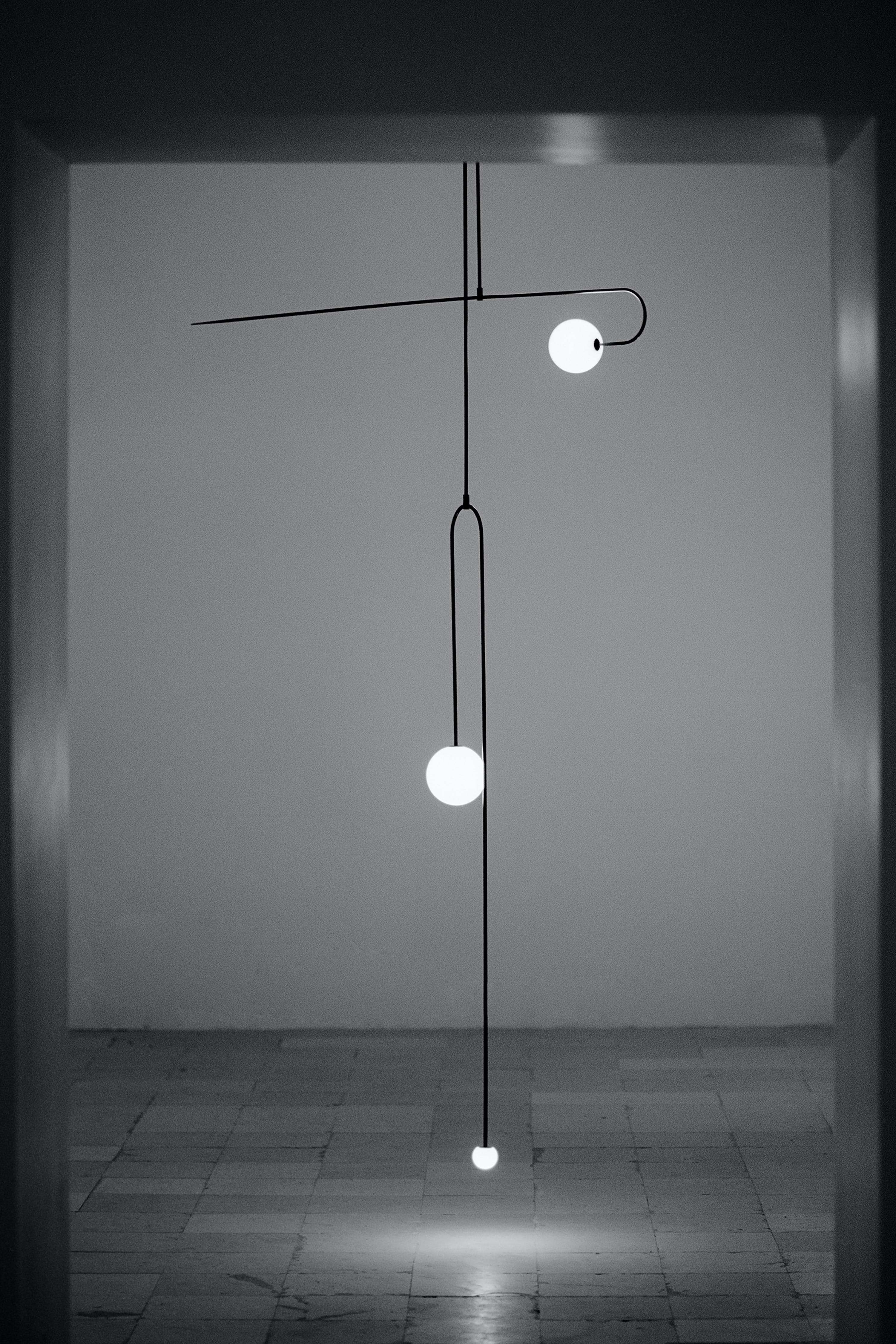Mobiel Plafondlamp met Glazen Bollen – Modern Messing of Zwart Design – 9 Configuraties – G9 & G4 Fitting | Sansoti