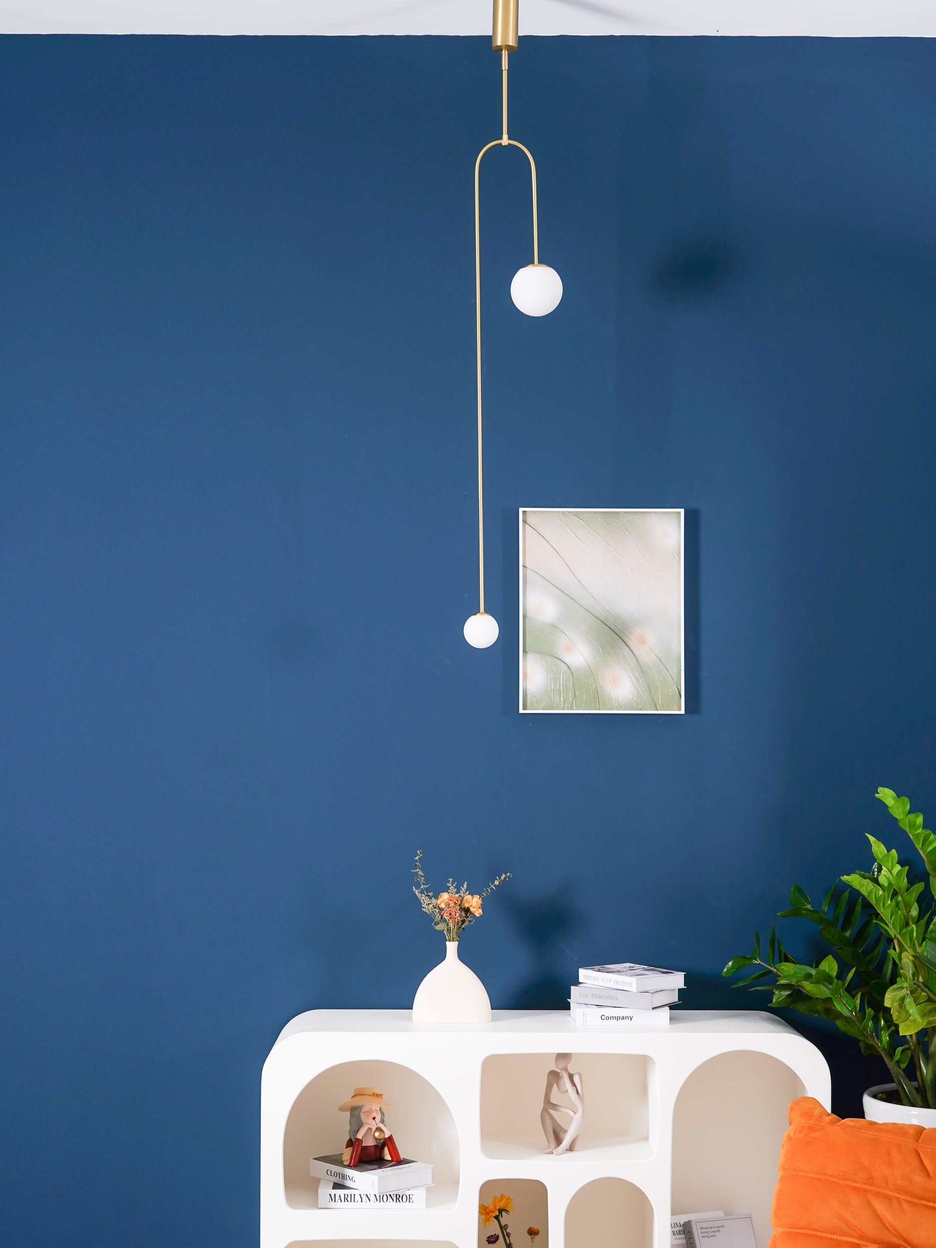 Mobiel Plafondlamp met Glazen Bollen – Modern Messing of Zwart Design – 9 Configuraties – G9 & G4 Fitting | Sansoti