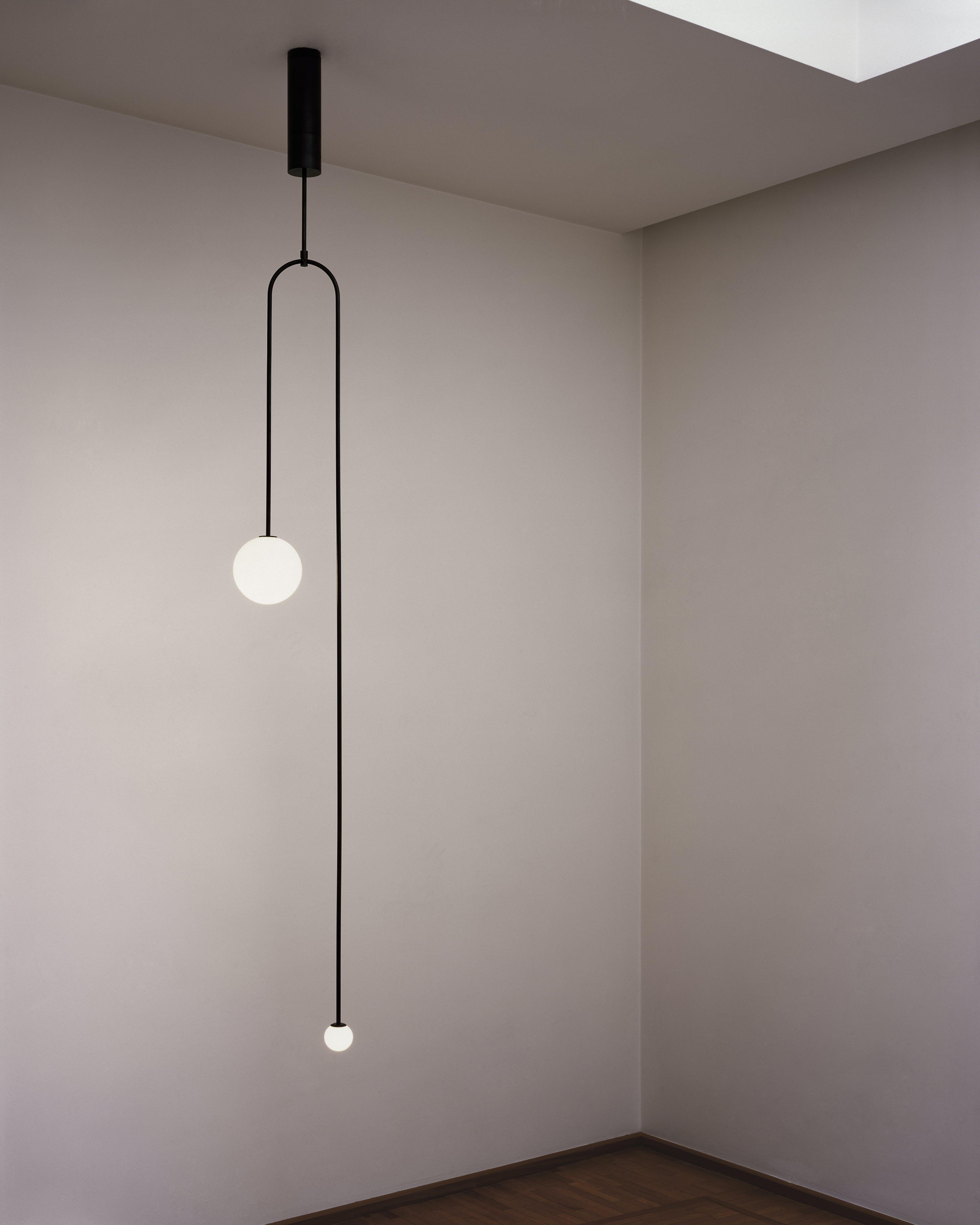 Mobiel Plafondlamp met Glazen Bollen – Modern Messing of Zwart Design – 9 Configuraties – G9 & G4 Fitting | Sansoti