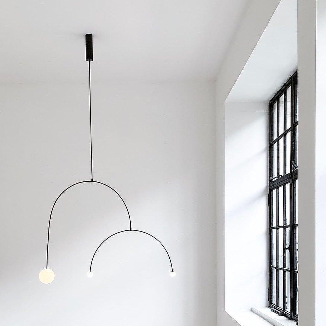 Mobiel Plafondlamp met Glazen Bollen – Modern Messing of Zwart Design – 9 Configuraties – G9 & G4 Fitting | Sansoti