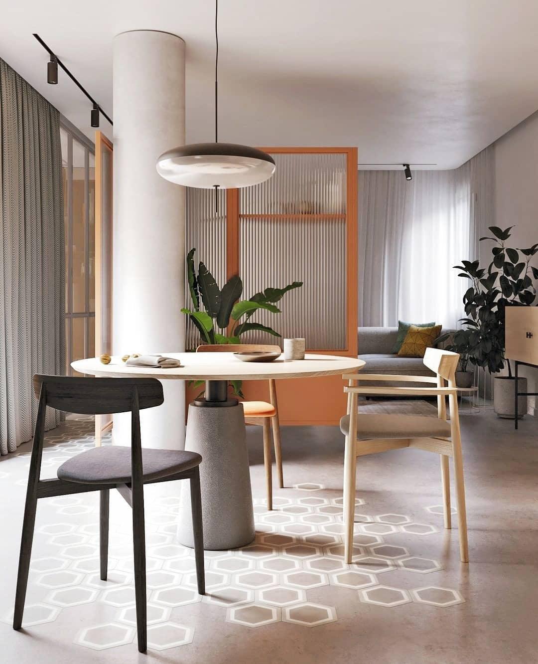 Opaalwitte Schijfhanglamp Elliptisch Design Glas-Effect Polymeer 3-4 Lichtpunten E26/E27 Moderne Designlamp Scandinavische Stijl Zwart of Wit Scandinavisch Interieur | Sansoti