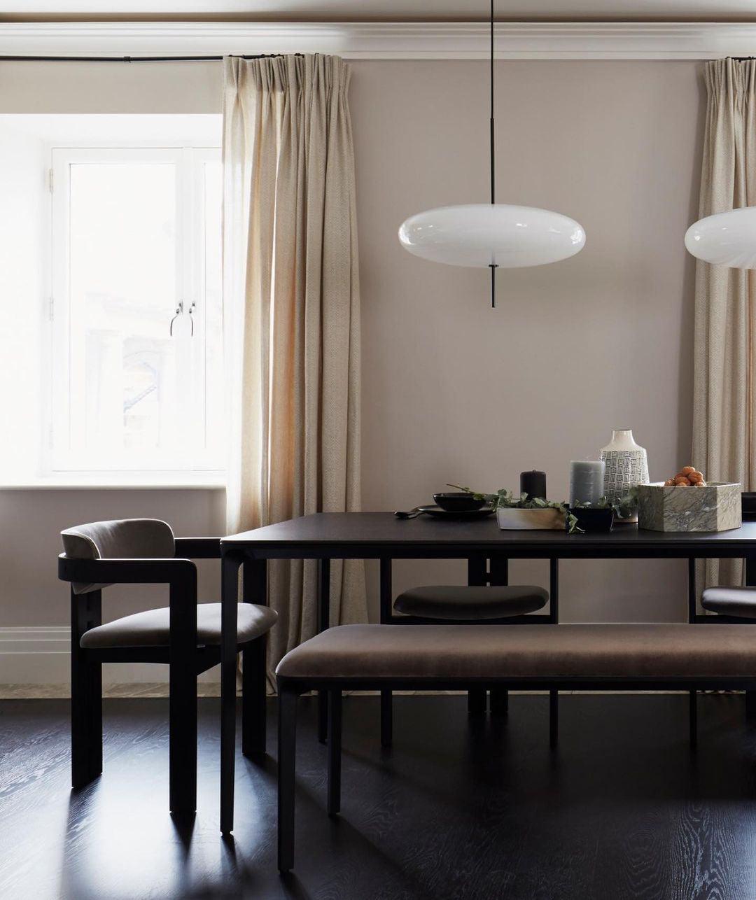 Opaalwitte Schijfhanglamp Elliptisch Design Glas-Effect Polymeer 3-4 Lichtpunten E26/E27 Moderne Designlamp Scandinavische Stijl Zwart of Wit Scandinavisch Interieur | Sansoti